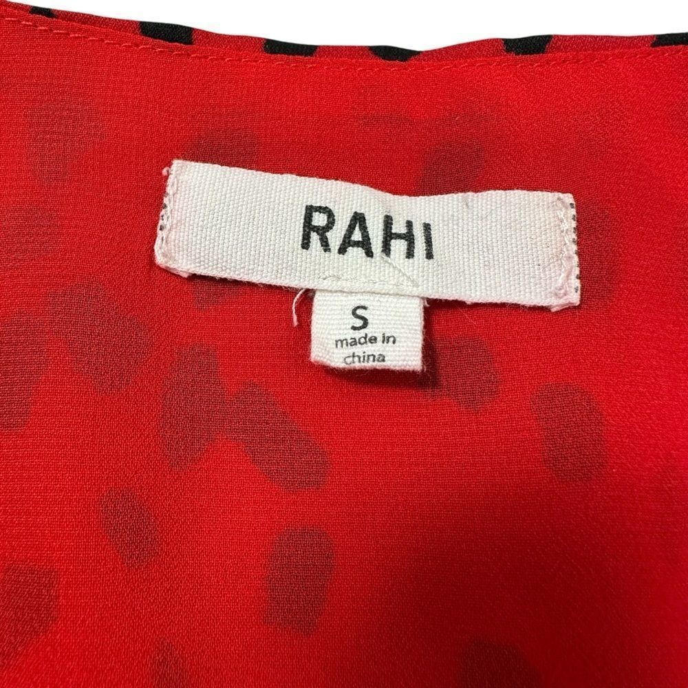 Revolve Rahi Red Leopard Crepe Midi Dress, S - Picture 10 of 12